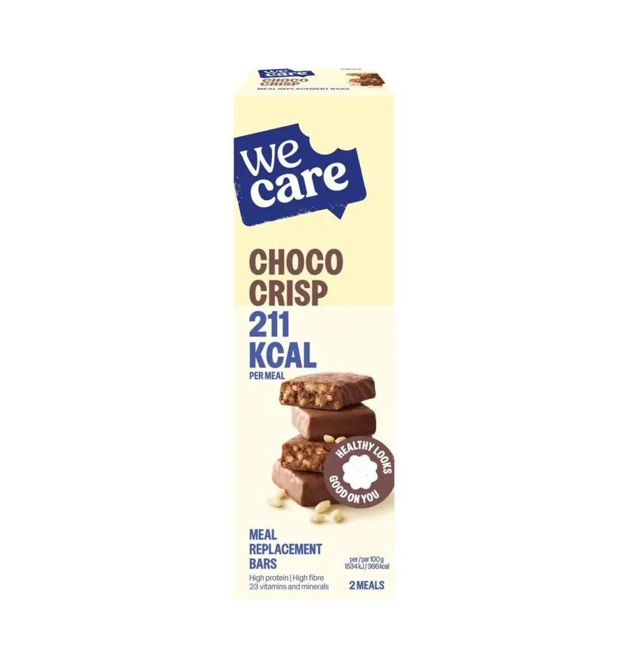 Wecare Bars choco crisp 116 gram
