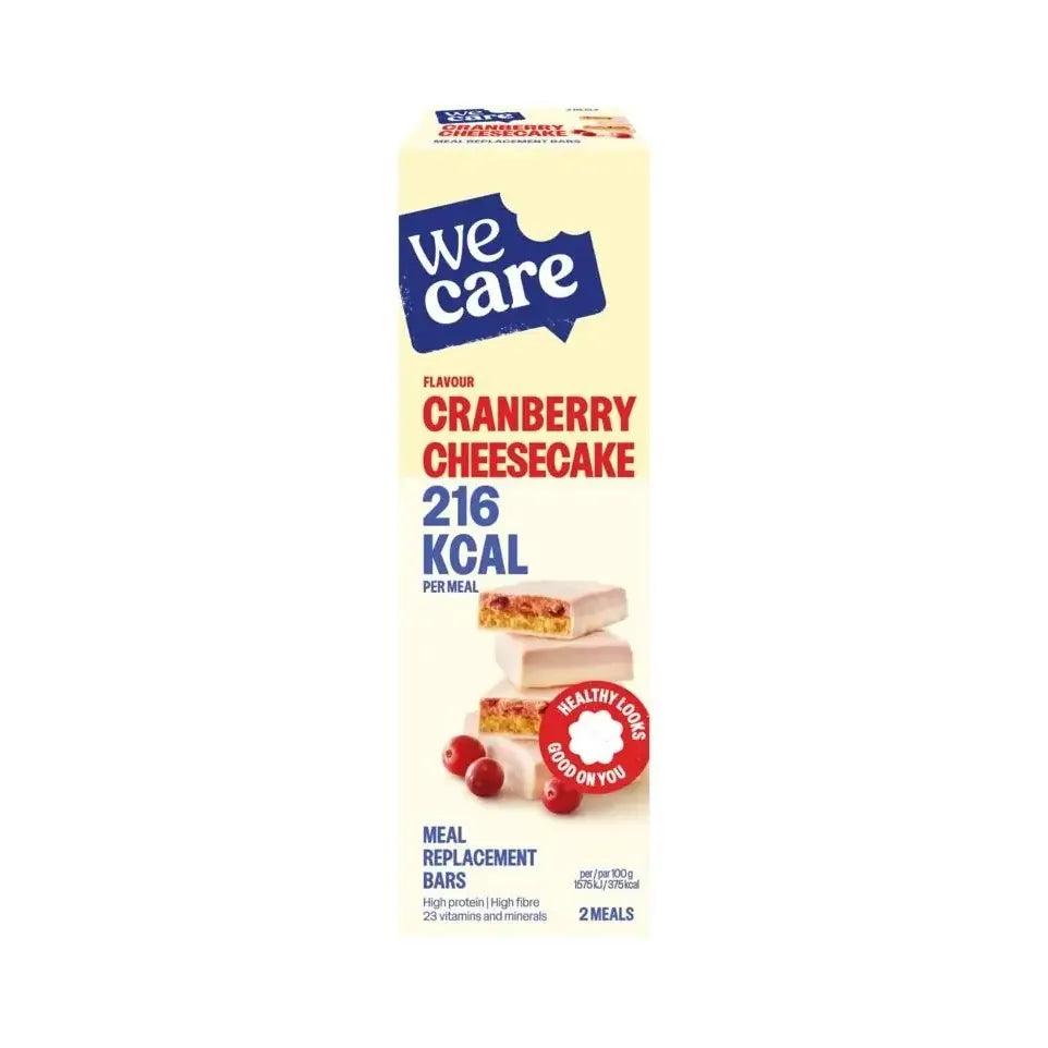 Wecare Bars cranberry cheesecake 116 gram