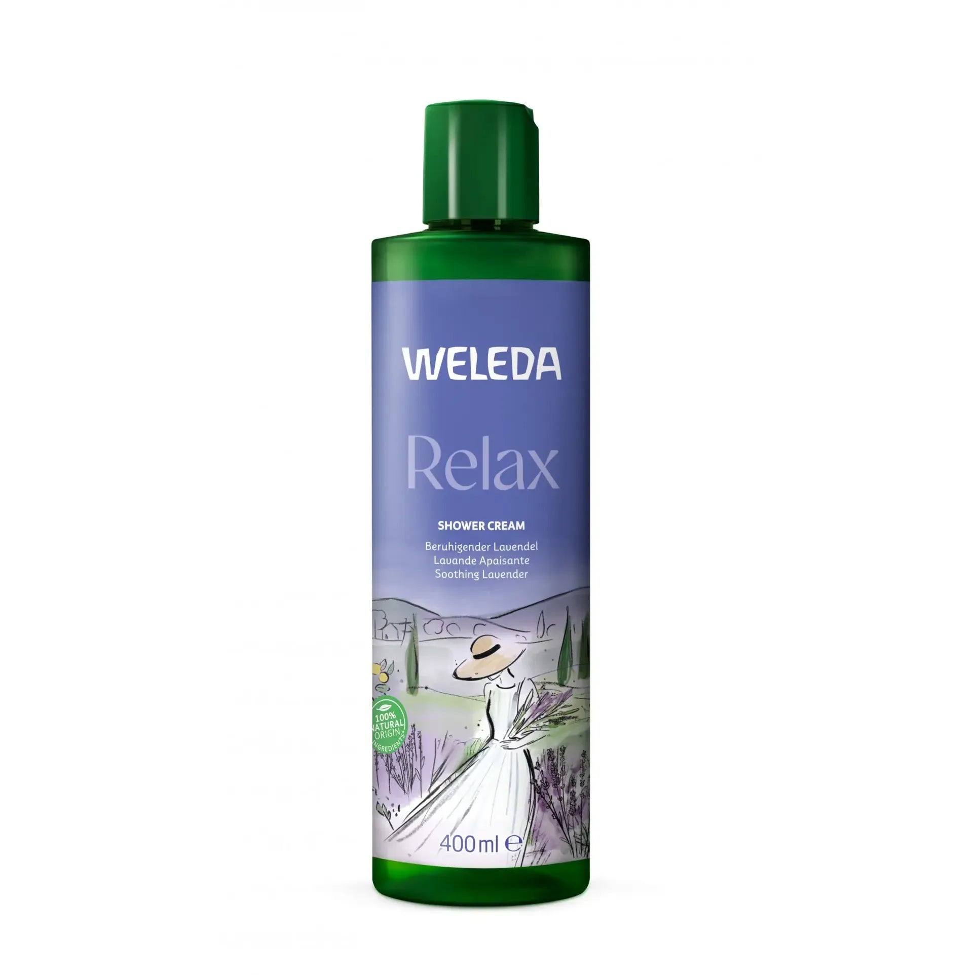 Weleda Relax douchecreme lavendel biologisch 400 ml