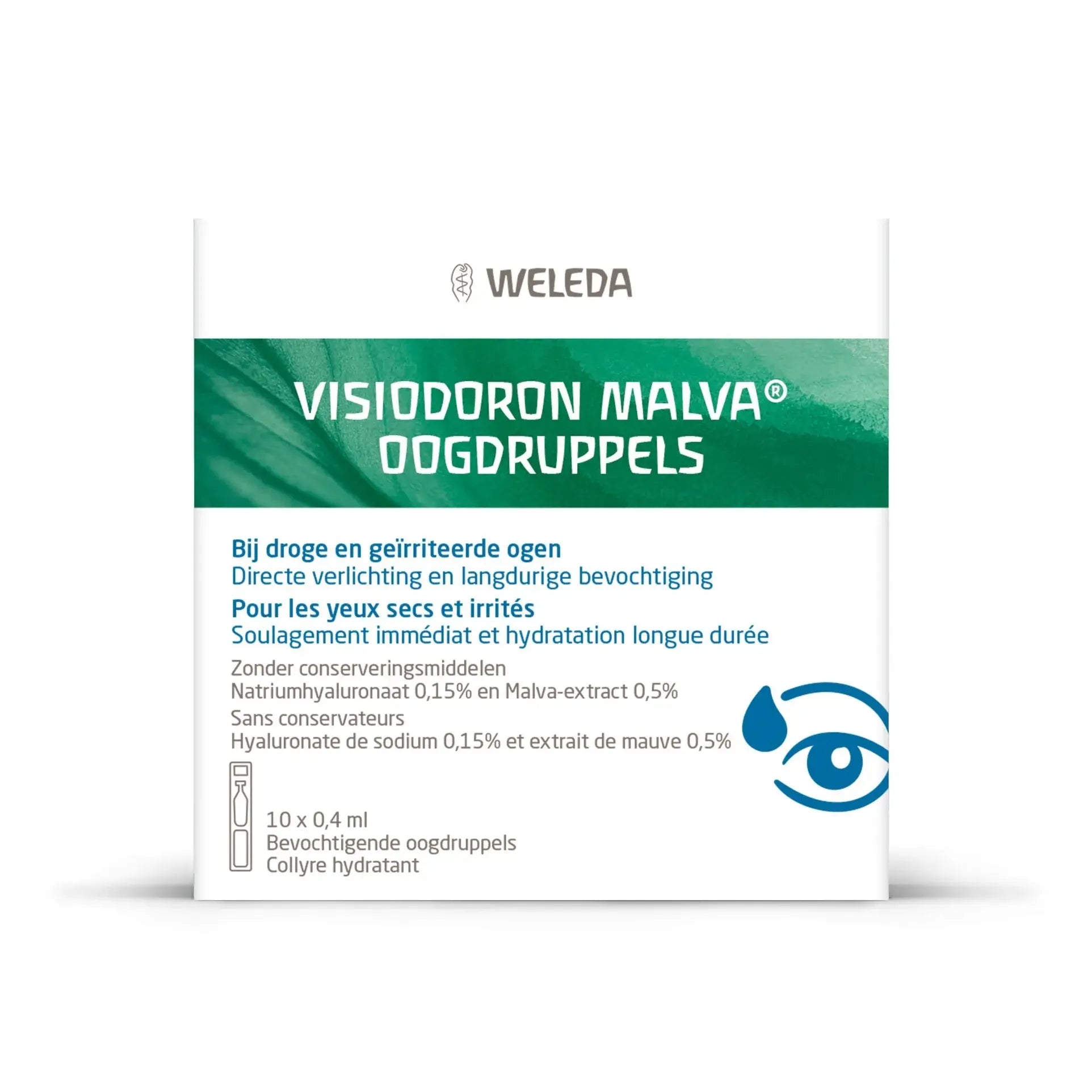 Weleda Visiodoron malva oogdruppels 0.4 ml 10 ampullen