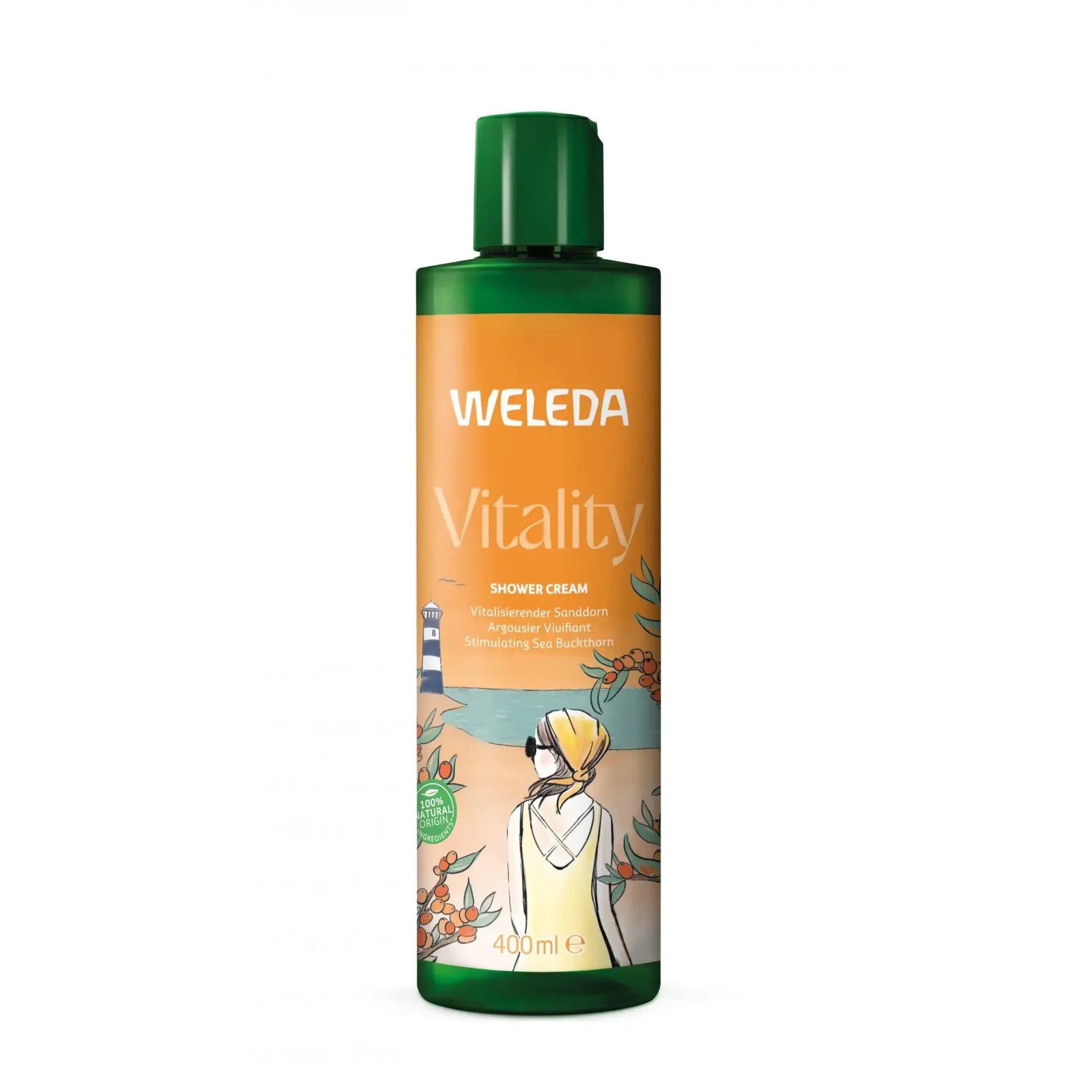 Weleda Vitality douchecreme duindoorn biologisch 400 ml
