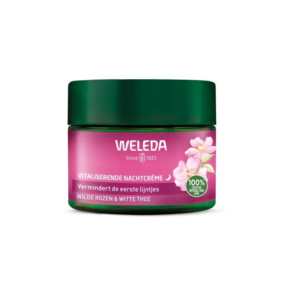 Weleda Wilde rozen & witte thee nachtcreme 40 ml