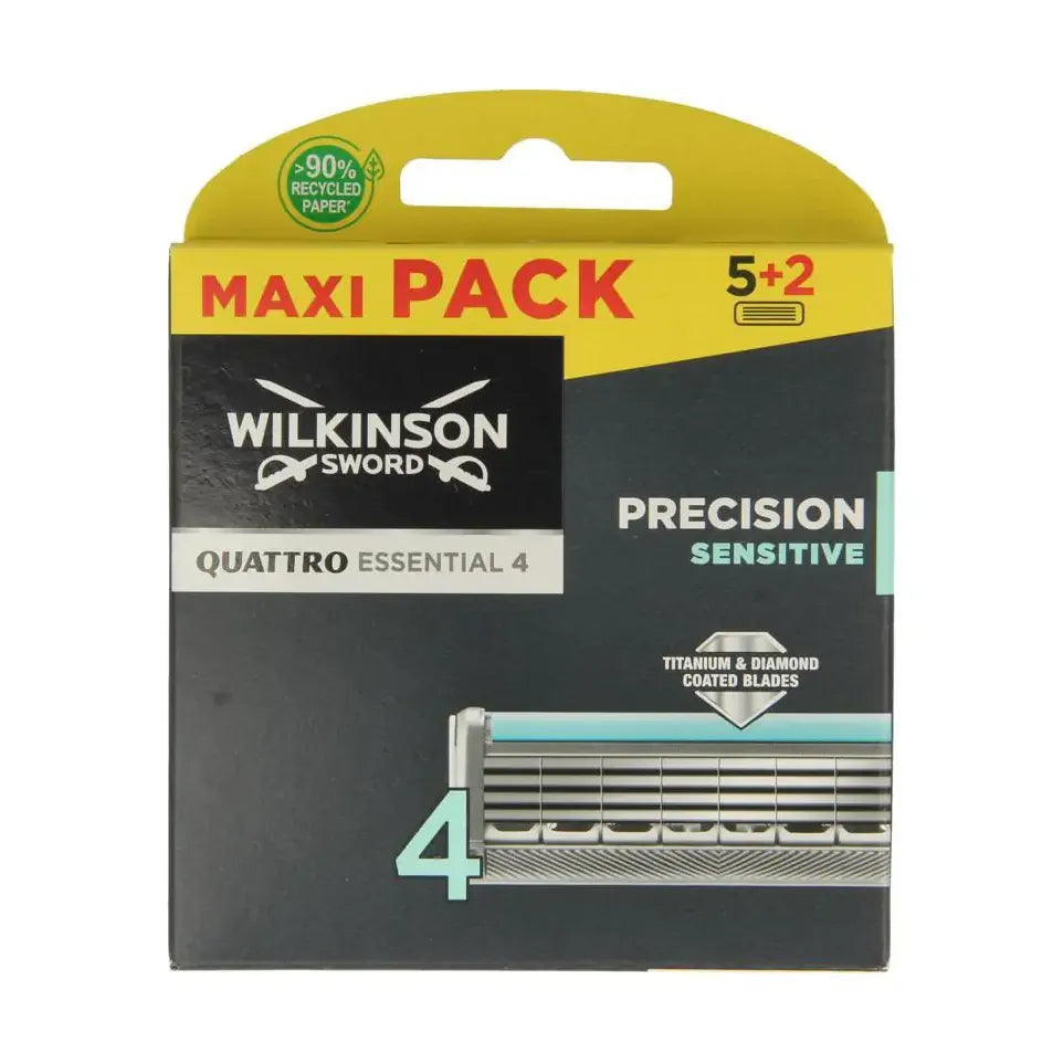 Wilkinson Quattro titanium sensitive mesjes 5+2 7 stuks