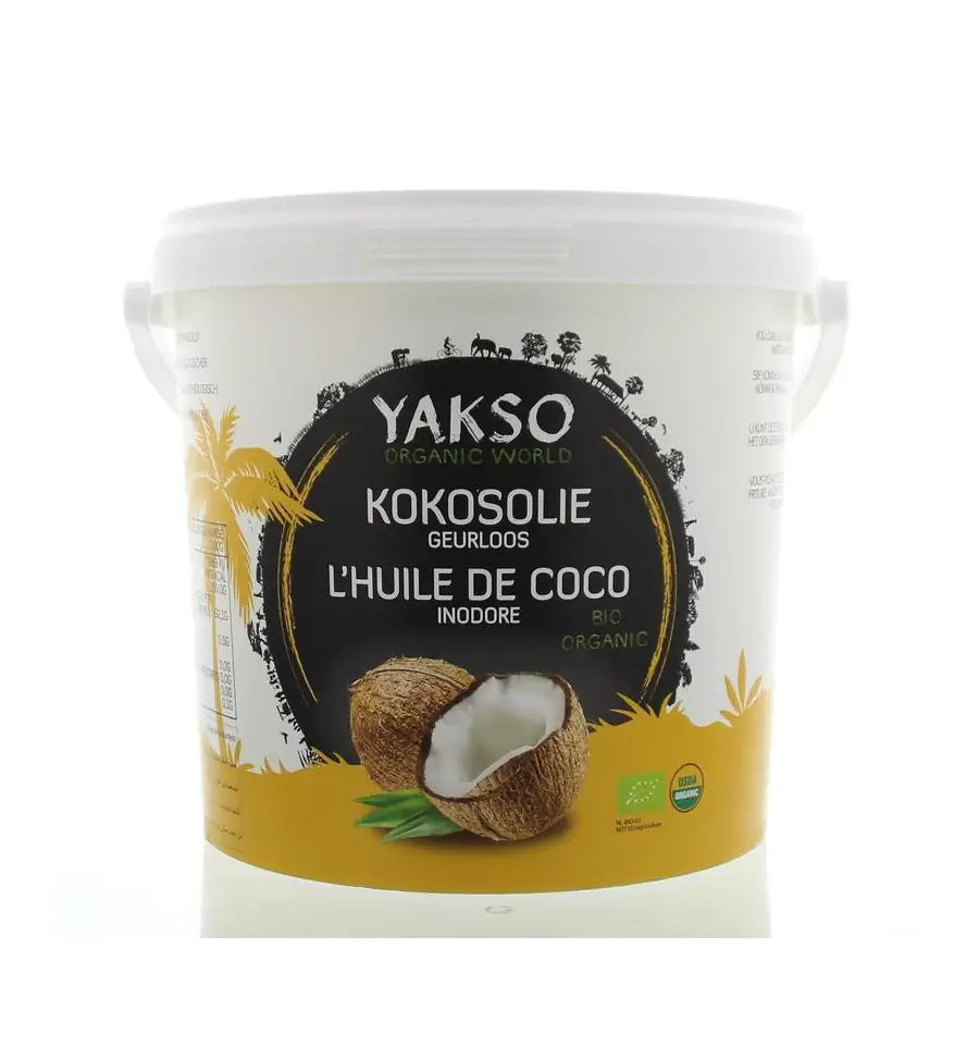 Yakso Kokosolie geurloos 2500 ml