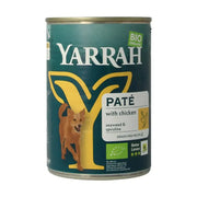 Yarrah Hond pate met kip biologisch 400 gram