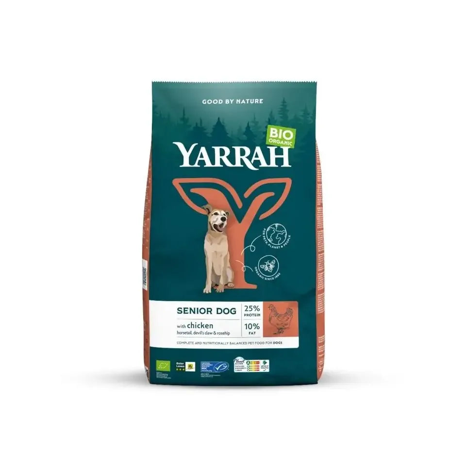 Yarrah Hondenvoer senior biologisch MSC 10 kg