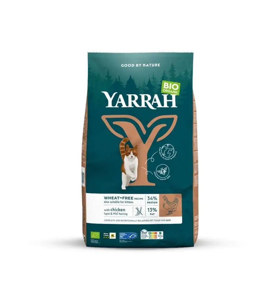 Yarrah Kattenvoer wheat-free biologisch 6000 gram