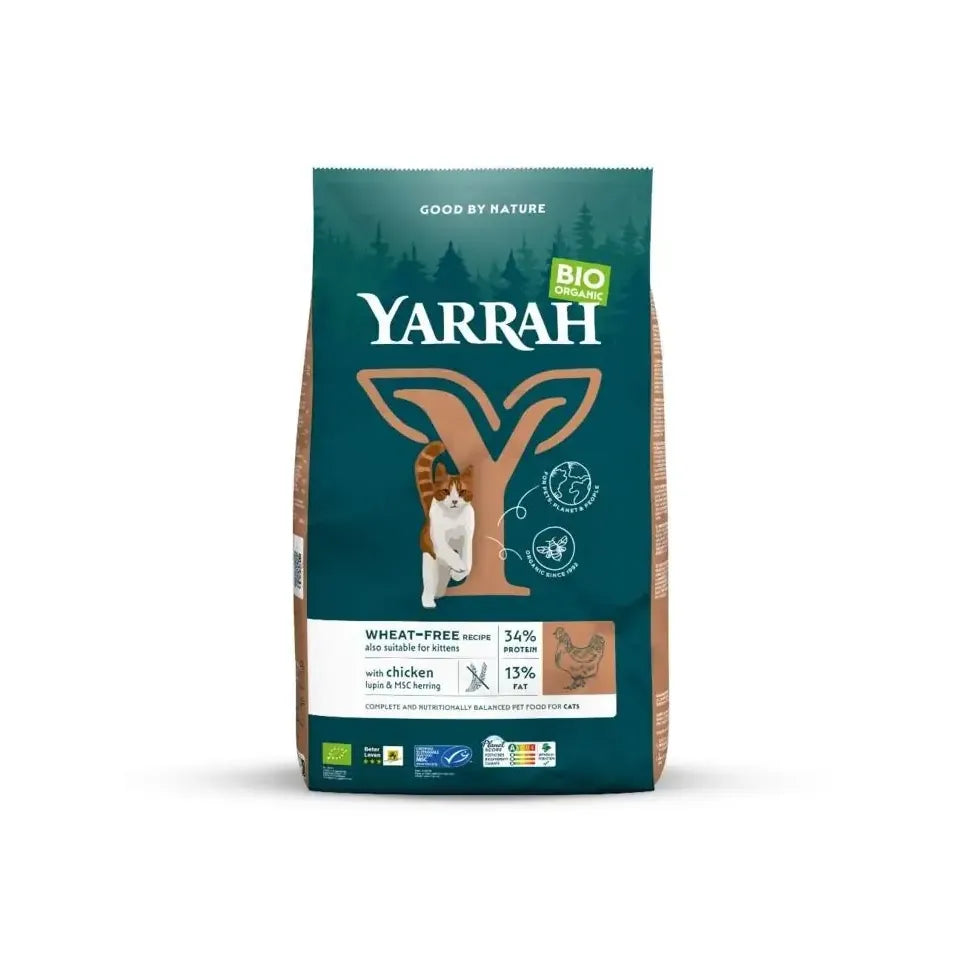 Yarrah Kattenvoer wheat-free biologisch 6000 gram