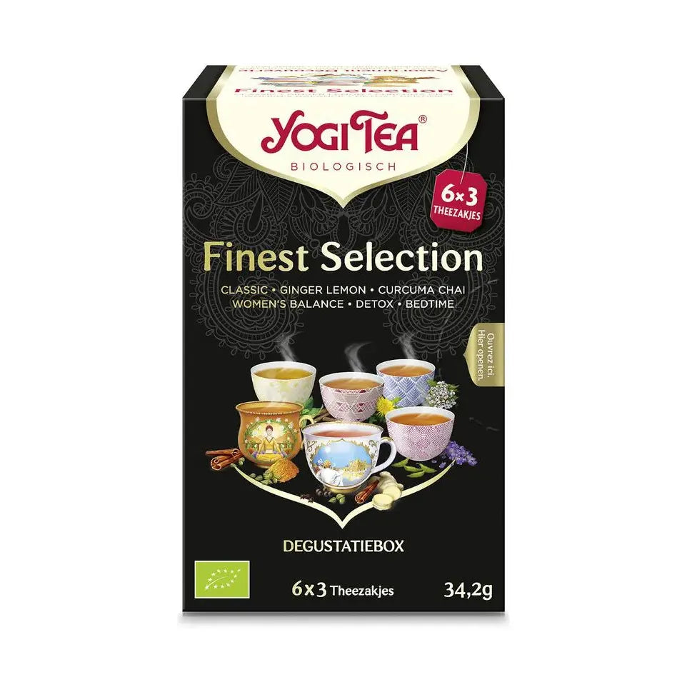 Yogi Tea Finest selection 3x 6 stuks 18 zakjes