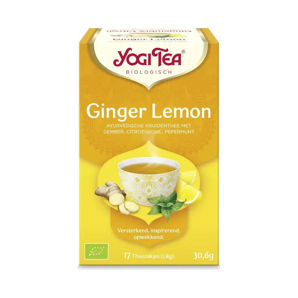 Yogi Tea Ginger lemon munt 17 zakjes