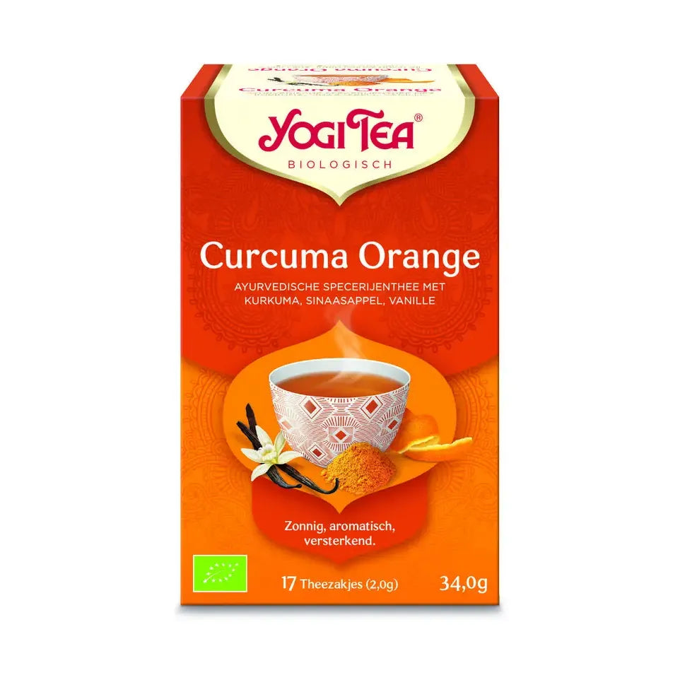Yogi Tea Turmeric/curcuma orange 17 zakjes
