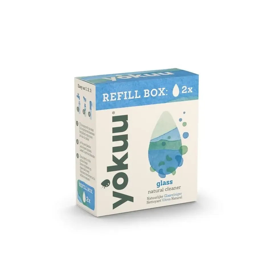 Yokuu Glasreiniger navul 2 stuks
