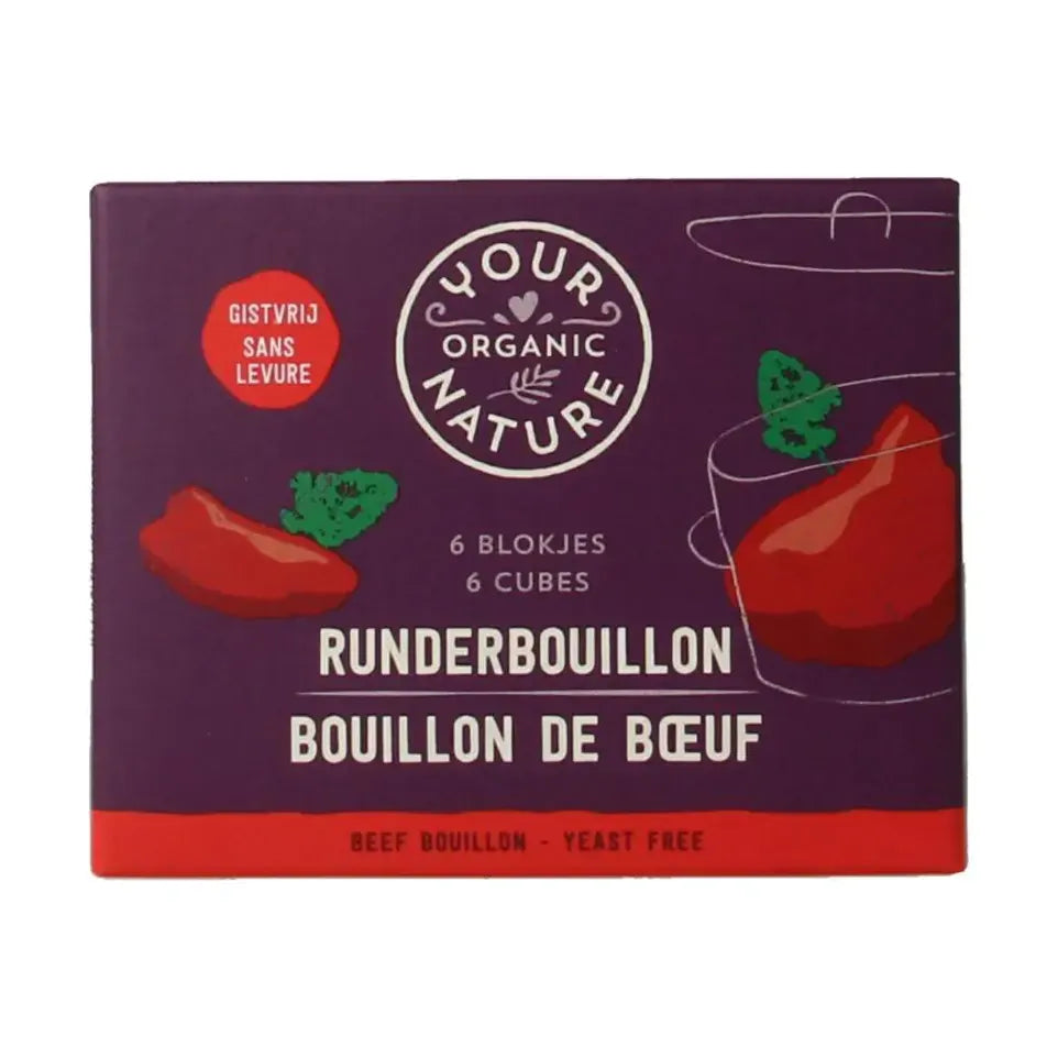 Your Organic Nature Runderbouillon helder zonder gist 66 gram