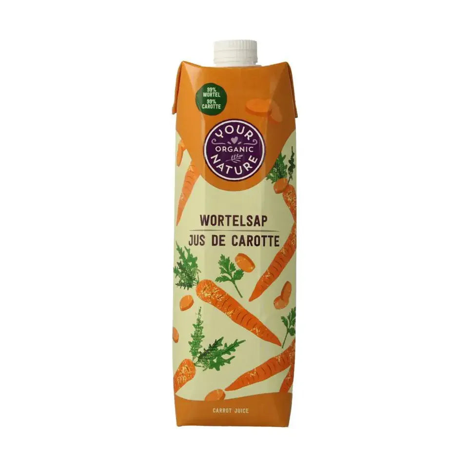 Your Organic Nature yon wortelsap biologisch 1 liter
