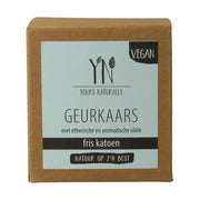 Yours Naturally Geurkaars in glas fris katoen 20cl