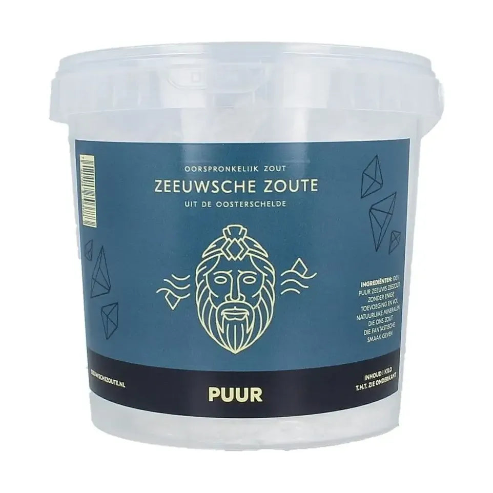 Zeeuwsche Zoute Puur zout in emmer 1 kg