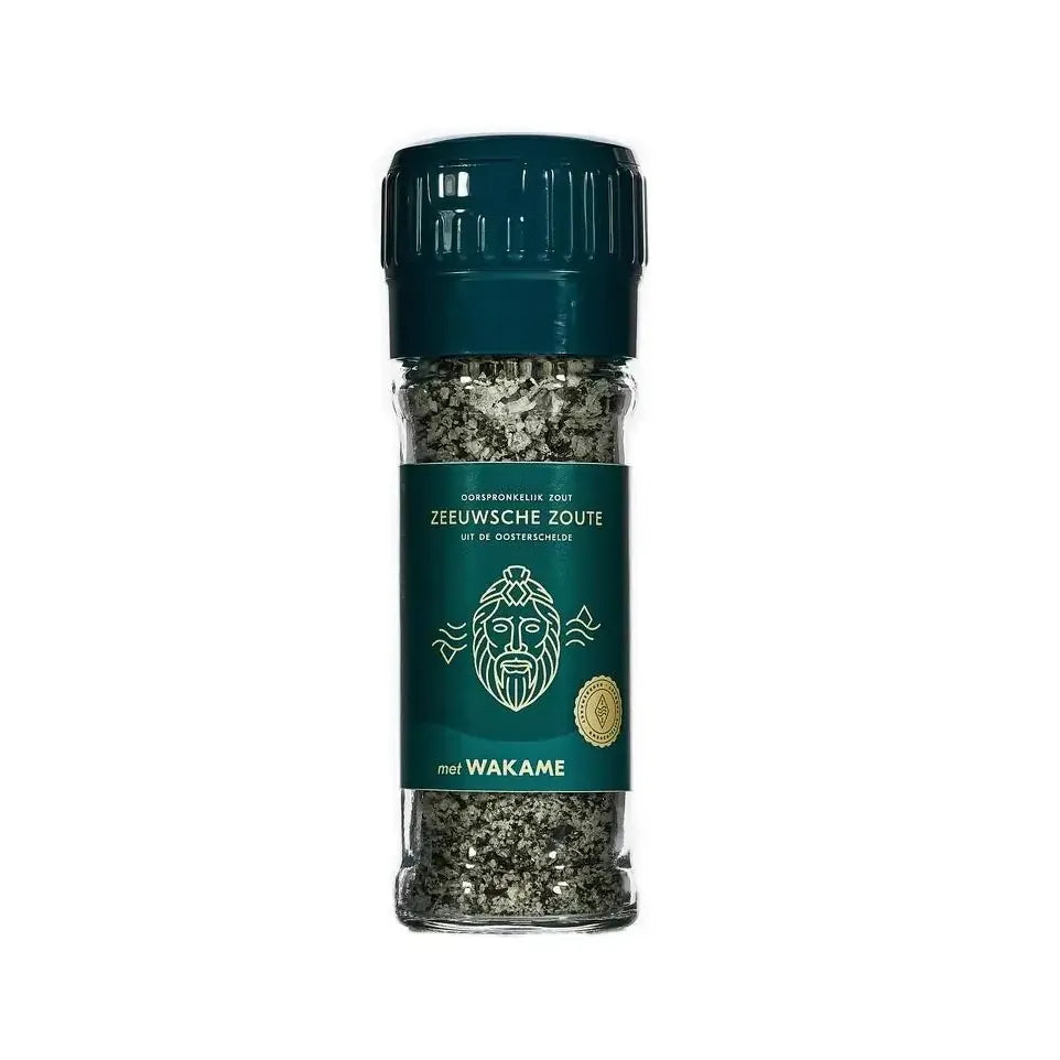 Zeeuwsche Zoute Zoutmolen zout met wakame 50 gram