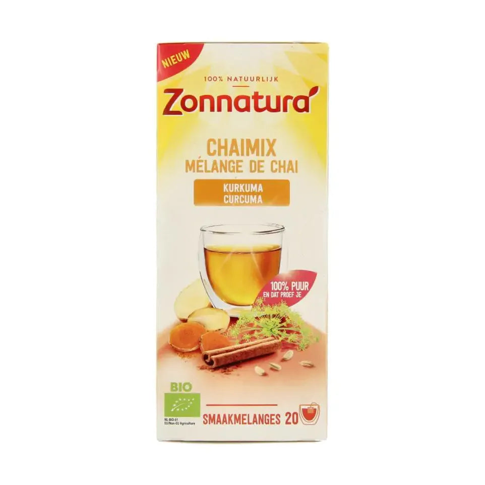 Zonnatura Chai mix kurkuma 20 sachets