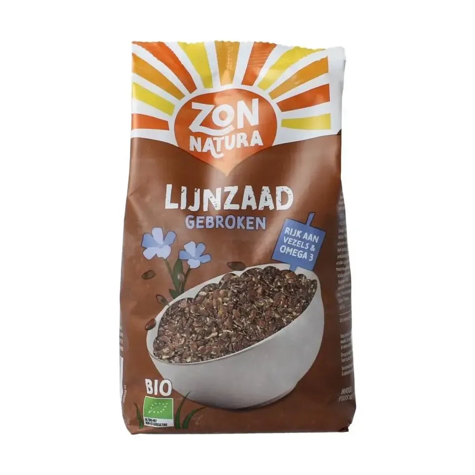 Zonnatura Lijnzaad gebroken 400 gram