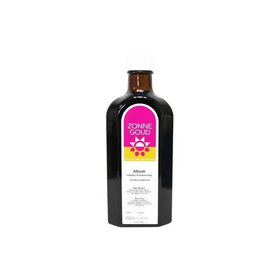 Zonnegoud Allium siroop 150 ml