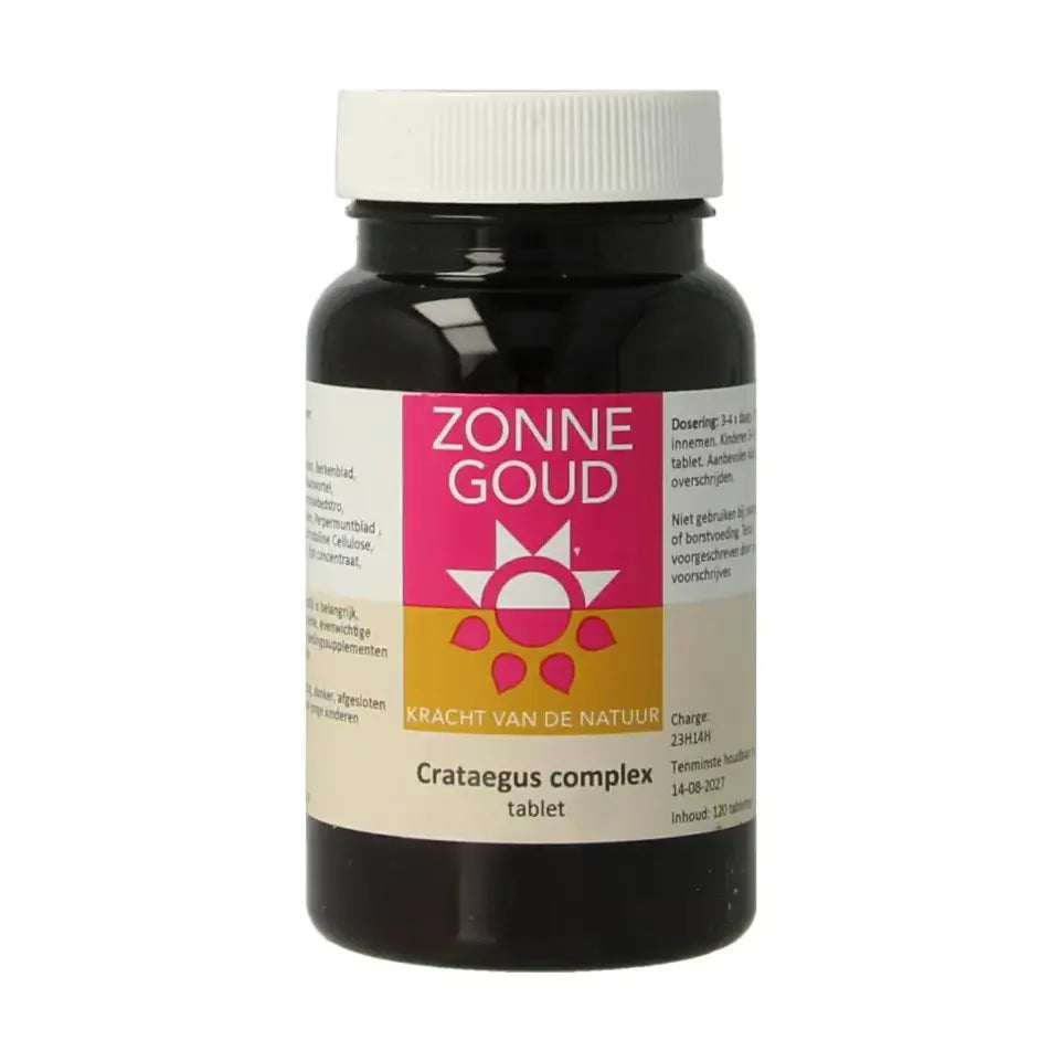 Zonnegoud Crataegus complex 120 tabletten