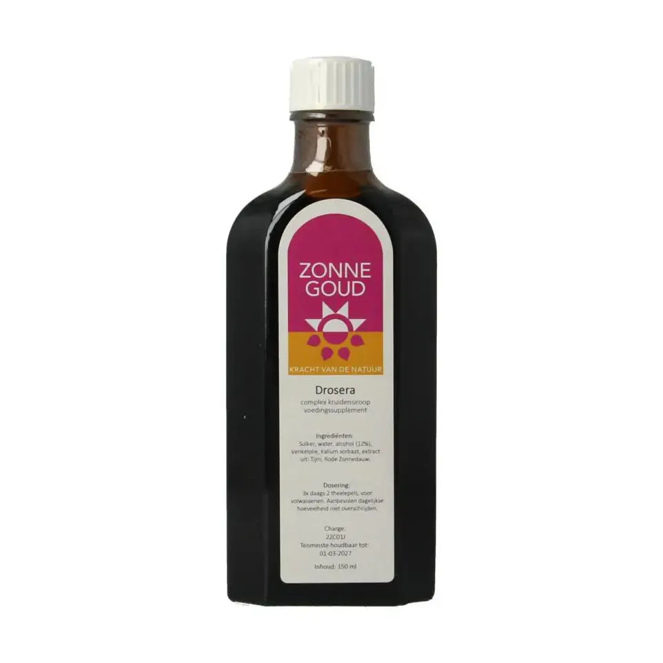 Zonnegoud Drosera siroop 150 ml