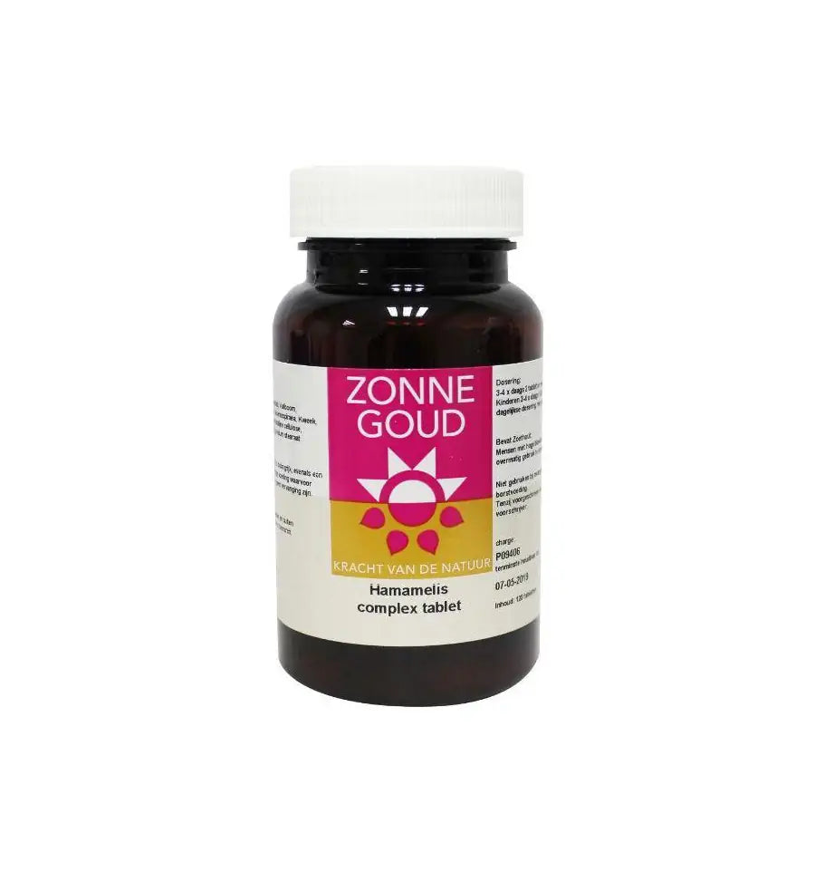 Zonnegoud Hamamelis complex 120 tabletten