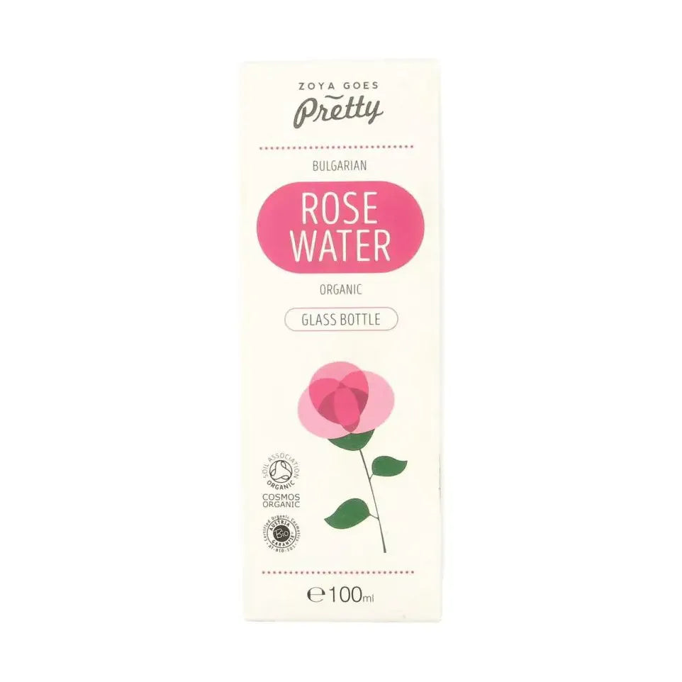 Zoya Goes Pretty Organic rose water glass bottle 100 ml