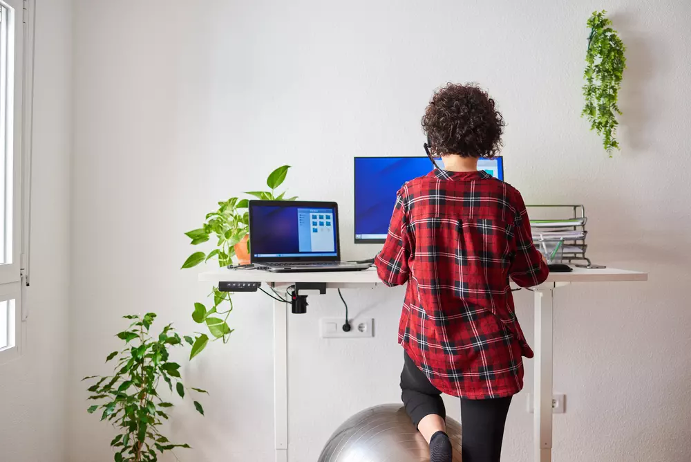 zit-sta bureau ergonomische werkplek